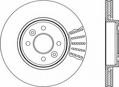 OPEN PARTS bda181520 -  Тормозной диск